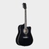Hertz HZA-5100 BK (Black Matt) Semi Acoustic Guitar