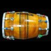 Dholak Special Quality Natural Polish with Bag