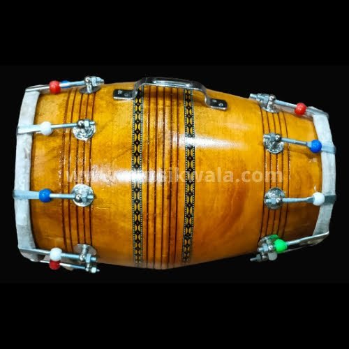 Naad Percussion Dholak Nut/Bolt Quality Wood Carry Bag Bolt Tuned 2021  Polished | Reverb