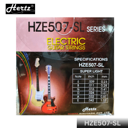 Hertz Electric Guitar String Set HZE507 SL MusikWala