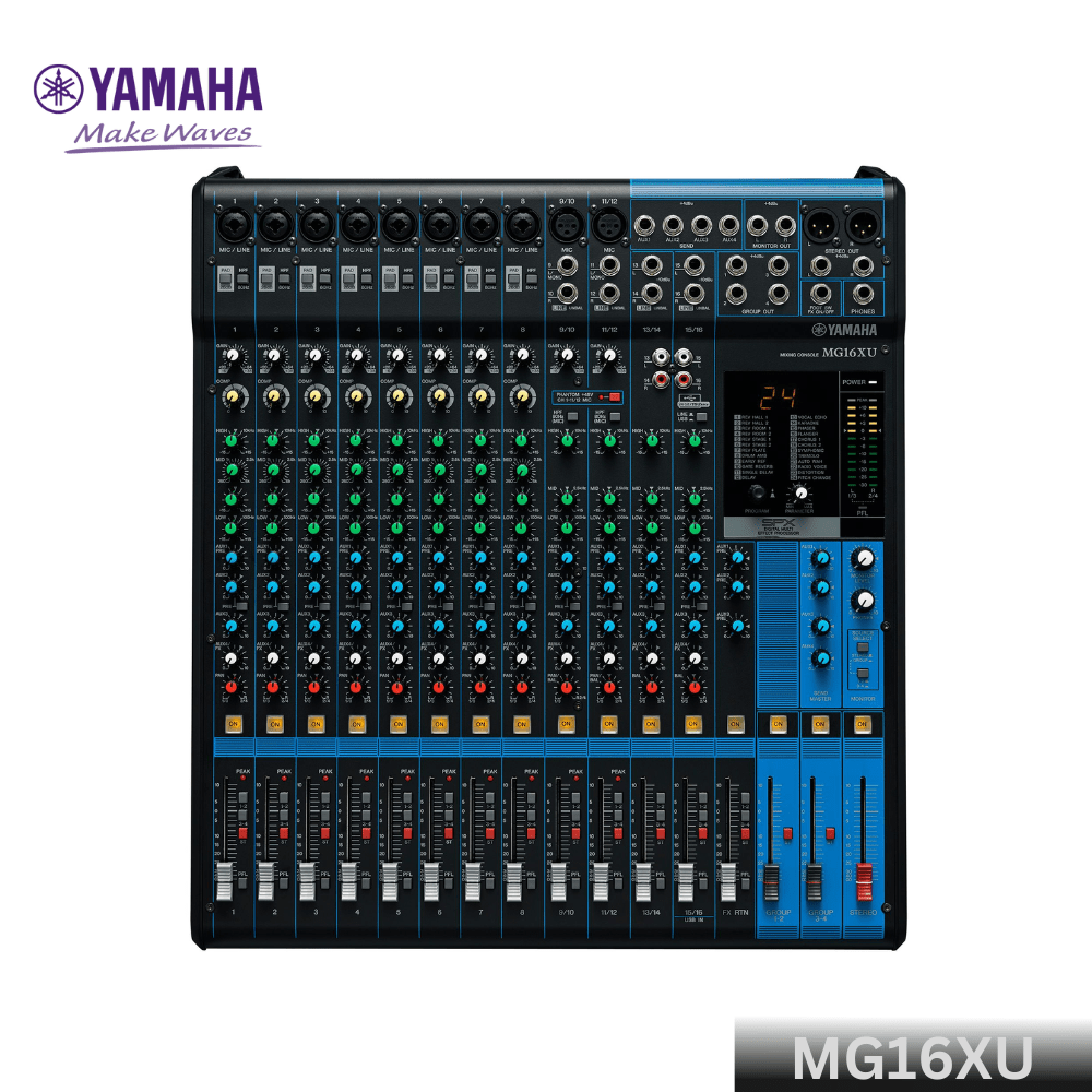 Yamaha MG16XU Mixing Console 16 Channel Mixer MusikWala
