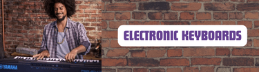 ELECTRONIC KEYBOARDS BANNER