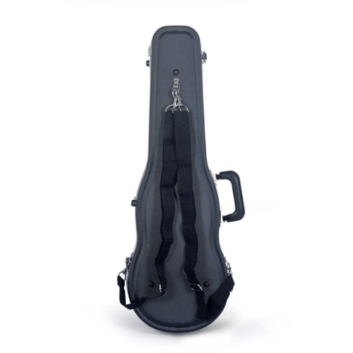 Crossrock CRA860SVFBK Violin Case 4/4 Size, Molded ABS Plastic