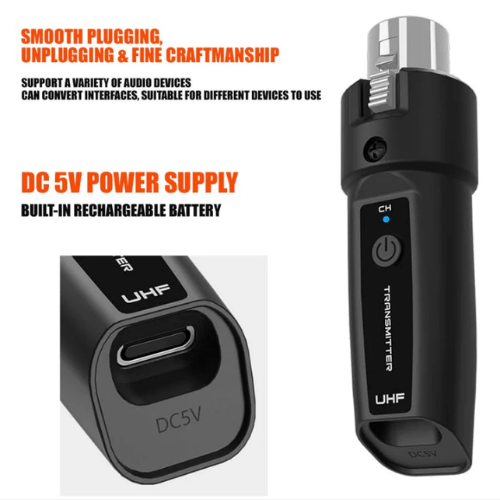thumbnail image 2 of XLR Wireless Microphone System - 2.4GHz Conversion For Dynamic Mics & PA Systems 2 of 3