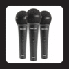 Eikon DM800KIT - Kit made of 3 Vocal Dynamic Microphones