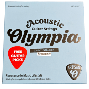 Olympia ART-A1047 80-20 Bronze Acoustic Guitar String 010-047