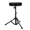 Softline Pro Audio Drum Throne, 3 Steps Height Universal Drum Stool, Round Padded Drum Seat Stool, Adjustable Knob, Durable Double Stents Tripod (SP36)