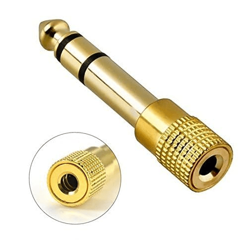 Link Audio 6.35mm Stereo Male to 3.5mm Female Stereo Jack Headphone Adapter Converter